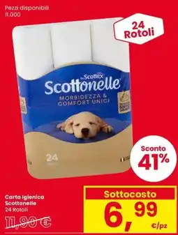 Eurospar Carta Igienica Scottonelle offerta