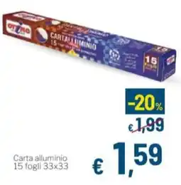 Aldel Discount Carta alluminio Ottimo offerta