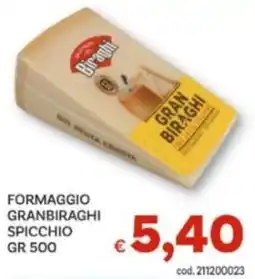 Vivo Supermercati Formaggio Granbiraghi offerta