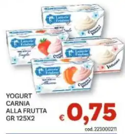 Vivo Supermercati Yogurt Carnia alla frutta offerta