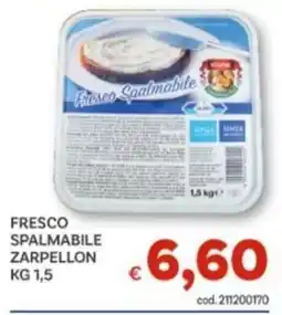 Vivo Supermercati Fresco Spalmabile Zarpellon offerta