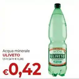 Supermercati Nonna Isa Acqua minerale Uliveto offerta