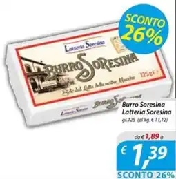 DiMeglio Burro Soresina Lattteria Soresina offerta