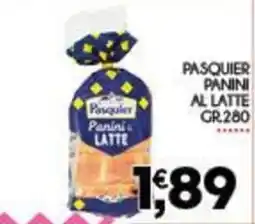 Enne Market Pasquier panini al latte offerta