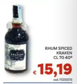 Vivo Supermercati Rhum spiced Kraken offerta