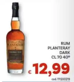 Vivo Supermercati Rum Planteray Dark offerta