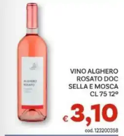 Vivo Supermercati Vino Alghero Rosato Doc Sella e Mosca offerta
