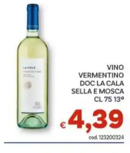 Vivo Supermercati Vino Vermentino Doc La Cala Sella e Mosca offerta
