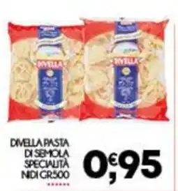 Enne Market Divella pasta di semola specialità nidi gr500 offerta