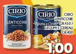 Enne Market Cirio lenticchie offerta