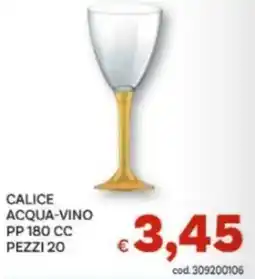Vivo Supermercati Calice acqua-vino offerta