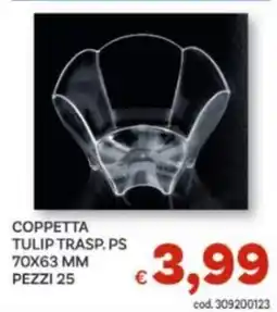 Vivo Supermercati Coppetta tulip trasp. ps offerta