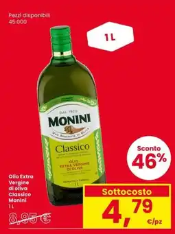 Eurospar Olio Extra Vergine di oliva Classico Monini offerta