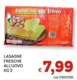 Vivo Supermercati Lasagne fresche all'uovo offerta