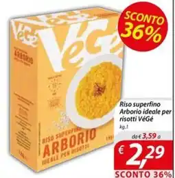 DiMeglio Riso superfinio Arborio ideale per risotti VéGé offerta