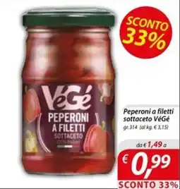 DiMeglio Peperoni a filetti sottaceto VéGé offerta