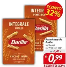 DiMeglio Pasta integrale Barilla offerta