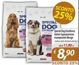 DiMeglio Special Dog Excellence Italian Superpremium monoprotein Monge offerta