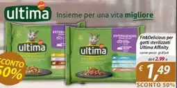 DiMeglio Fit&Delicious per gatti sterilizzati Ultima Affinity offerta