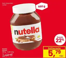Eurospar Nutella Ferrero offerta