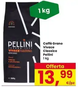 Eurospar Caffè Grano Vivace Classico Pellini offerta