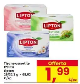 Eurospar Tisane assortite Lipton offerta
