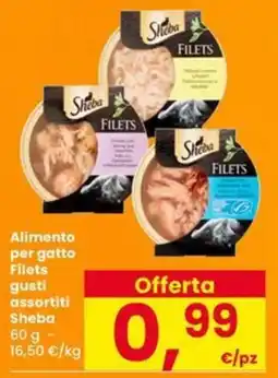 Eurospar Alimento per gatto Filets gusti assortiti Sheba offerta