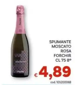 Vivo Supermercati Spumante Moscato Rosa Forchir offerta