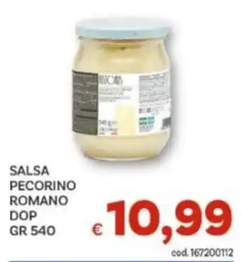 Salsa pecorino romano dop