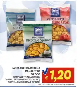 Vivo Supermercati Pasta fresca ripiena Canaletto offerta