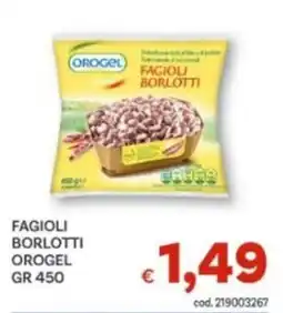 Vivo Supermercati Fagioli borlotti Orogel offerta