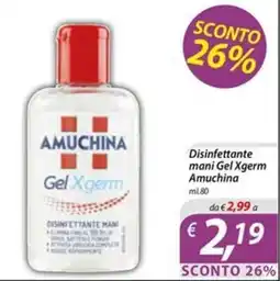 DiMeglio Disinfettante mani Gel Xgerm Amuchina offerta