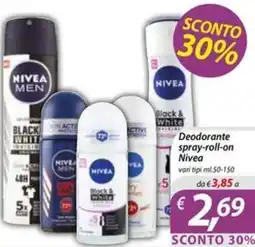 DiMeglio Deodorante spray-roll-on Nivea offerta