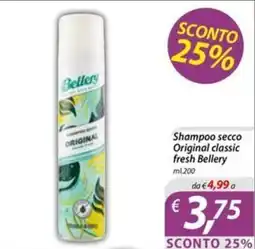 DiMeglio Shampoo secco Original classic fresh Bellery offerta