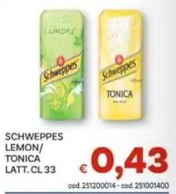Vivo Supermercati Schweppes Lemon/tonica offerta