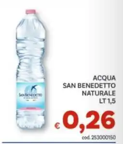 Vivo Supermercati Acqua San Benedetto naturale offerta