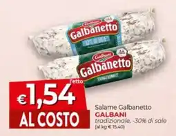 Supermercati Nonna Isa Salame Galbanetto Galbani offerta