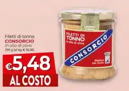 Supermercati Nonna Isa Filetti di tonno Consorcio offerta