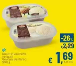 Aldel Discount Geiato in vaschetta offerta