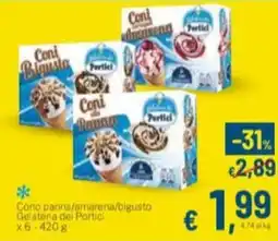 Aldel Discount Cono panna/amarena/bigusto offerta