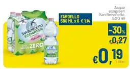 Aldel Discount Acqua ecogreen San Benedetto offerta