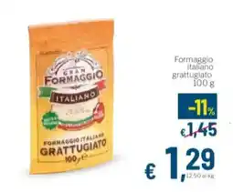 Aldel Discount Gran Formaggio Italiano Grattugiato offerta