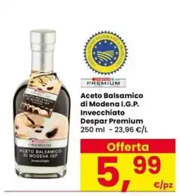 Eurospar Aceto Balsamico di Modena I.G.P. Invecchiato Despar Premium offerta