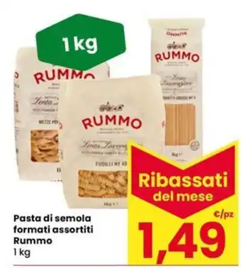 Pasta di semola formati assortiti Rummo