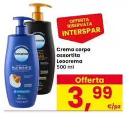 Eurospar Crema corpo assortita Leocrema offerta