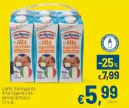 Aldel Discount Latte Sterilgarda Alta Digeribilità senza lattosio offerta