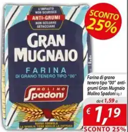 DiMeglio Farina di grano tenero tipo "00" anti-grumi Gran Mugnaio offerta
