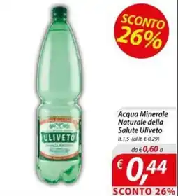 DiMeglio Acqua Minerale Naturale della Salute Uliveto offerta