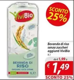 DiMeglio Bevanda di riso Vivibio offerta