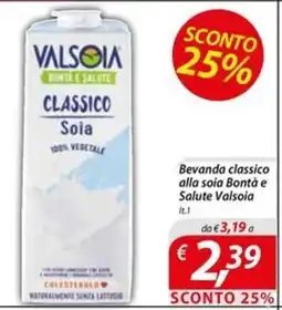 DiMeglio Beveranda classica alla soia Bontà e Salute Valsòia offerta